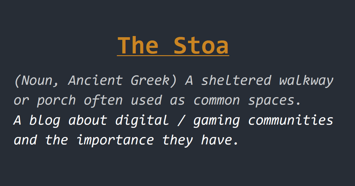The Stoa